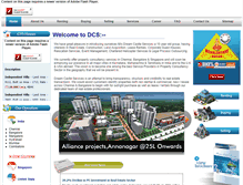 Tablet Screenshot of dreamcastleservices.com